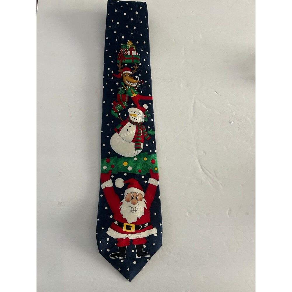 Hallmark Navy Christmas Tie